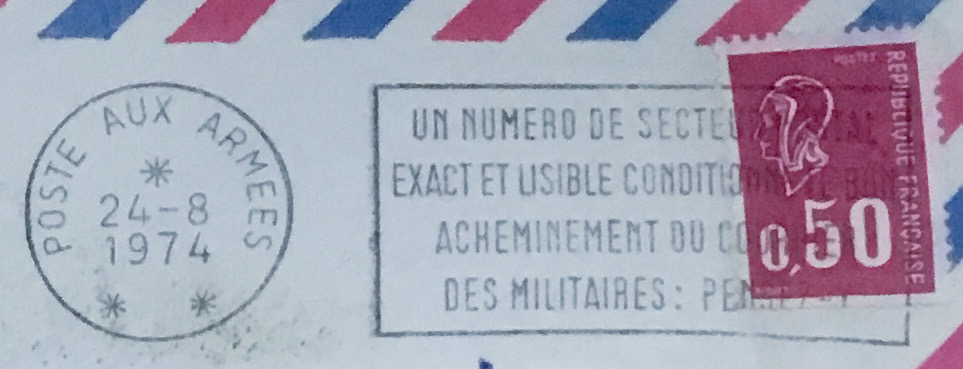 Poste aux armées